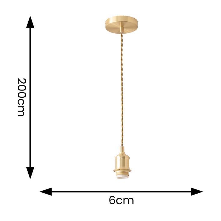 LSE - Shaw Vintage Style Ceiling Pendant E27 Pendant Set - Luminosity Designs Ltd