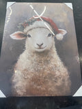 Luminosity Designs Ltd - Sheep Christmas Art Print - Luminosity Designs Ltd