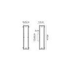 Luminosity Designs Ltd - Sherlock 40cm Rectangular Wall Light, 2 Light E14, IP44, Antique Brass with Faux Alabaster Glass - Luminosity Designs Ltd