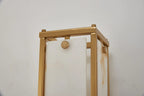 Luminosity Designs Ltd - Sherlock 40cm Rectangular Wall Light, 2 Light E14, IP44, Antique Brass with Faux Alabaster Glass - Luminosity Designs Ltd