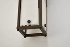 Luminosity Designs Ltd - Sherlock 40cm Rectangular Wall Light, 2 Light E14, IP44, Painted Bronze with Faux Alabaster Glass - Luminosity Designs Ltd