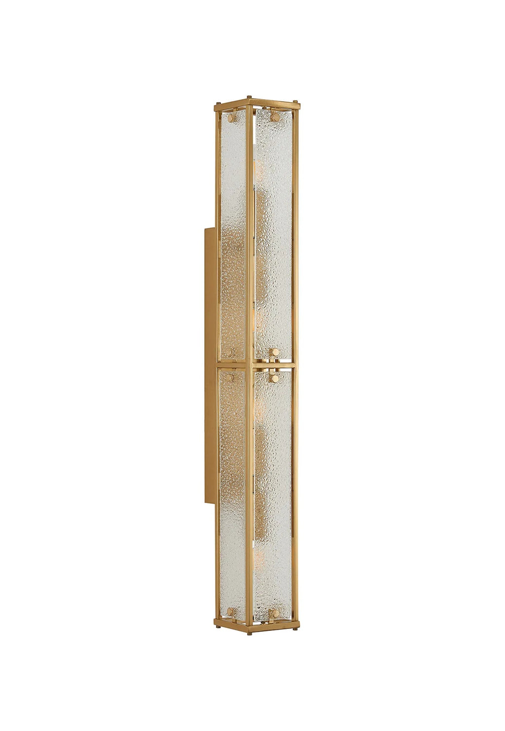 Luminosity Designs Ltd - Sherlock 75cm Rectangular Wall Light, 4 Light E14, IP44, Antique Brass with Faux Alabaster Glass - Luminosity Designs Ltd