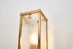 Luminosity Designs Ltd - Sherlock 75cm Rectangular Wall Light, 4 Light E14, IP44, Antique Brass with Faux Alabaster Glass - Luminosity Designs Ltd