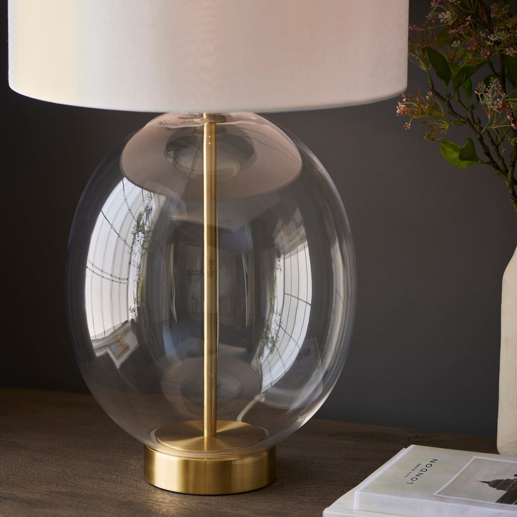 Luminosity Designs - Sherman Rounded Glass Touch Table Lamp - Luminosity Designs Ltd