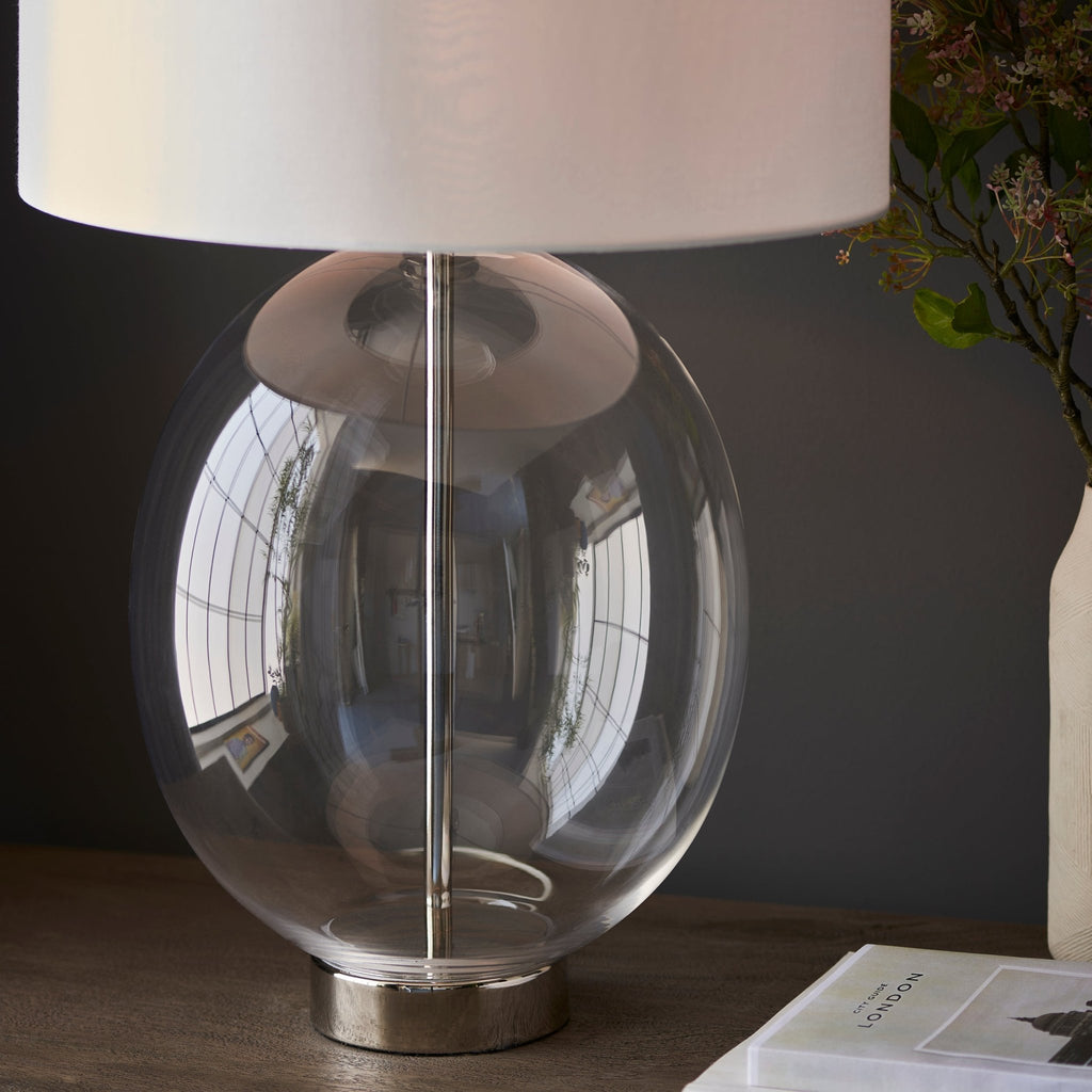 Luminosity Designs - Sherman Rounded Glass Touch Table Lamp - Luminosity Designs Ltd