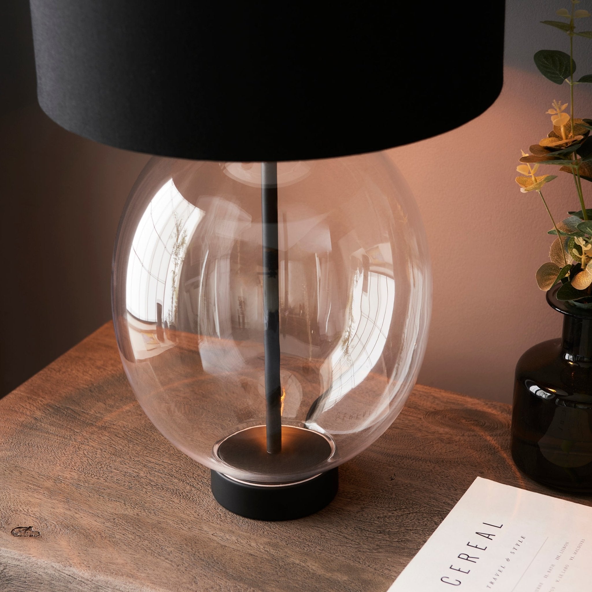 Luminosity Designs - Sherman Rounded Glass Touch Table Lamp - Luminosity Designs Ltd