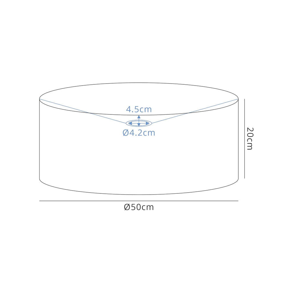 Deco - Sigma Fabric Ceiling Shade - Luminosity Designs Ltd