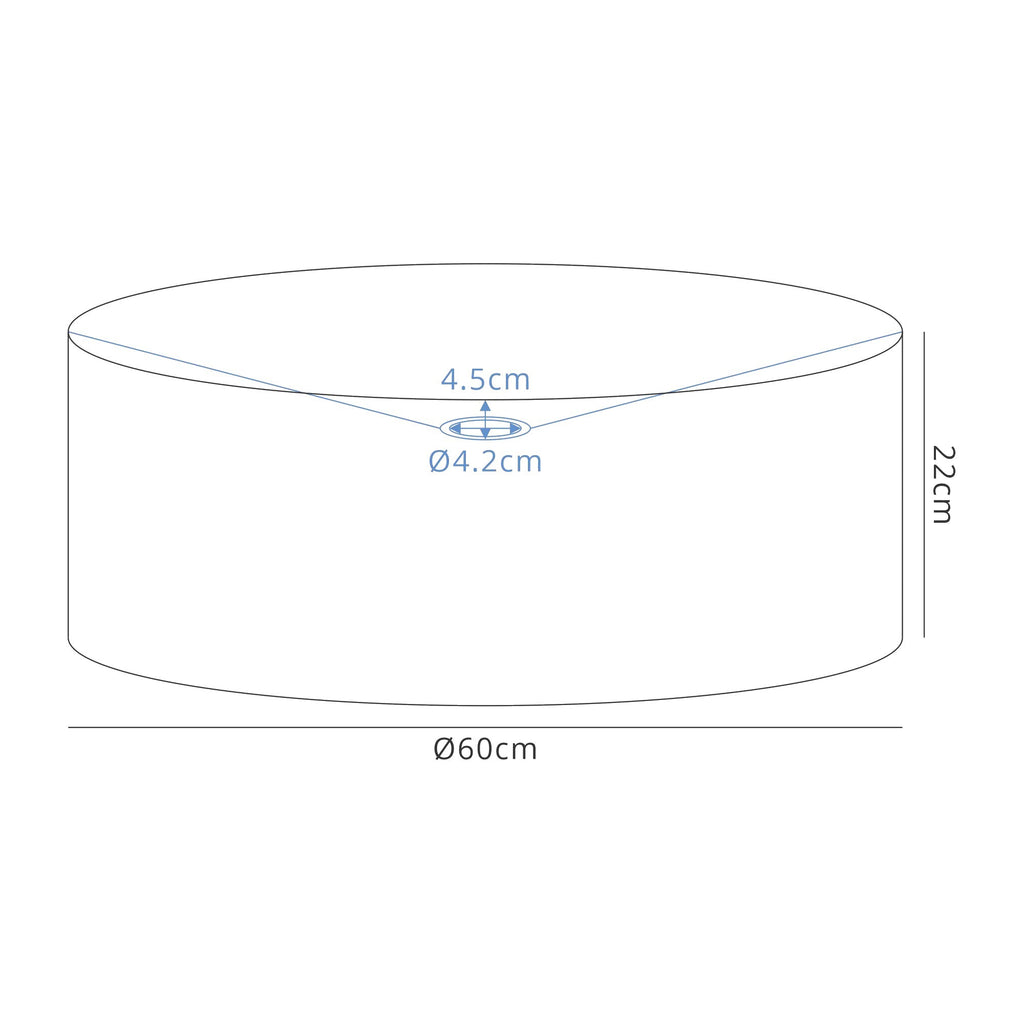 Deco - Sigma Fabric Ceiling Shade - Luminosity Designs Ltd