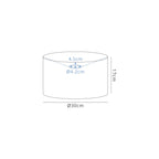 Deco - Sigma Fabric Ceiling Shade - Luminosity Designs Ltd