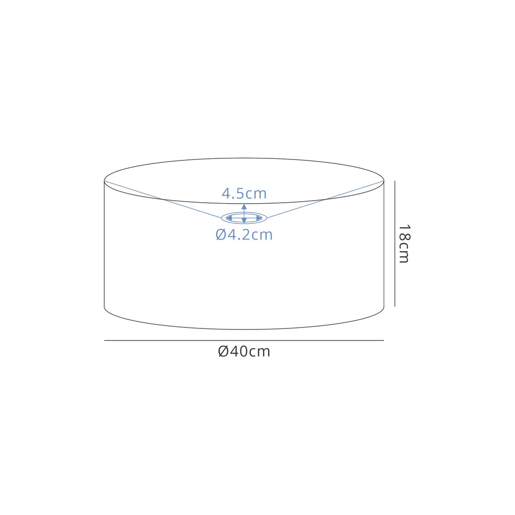 Deco - Sigma Fabric Ceiling Shade - Luminosity Designs Ltd