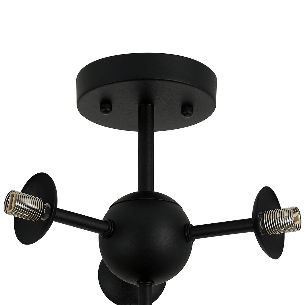 Luminosity Designs Ltd - Simple Semi - Flush Multi Arm Ceiling Light (FRAME ONLY), 4 x G9 - Luminosity Designs Ltd