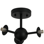 Luminosity Designs Ltd - Simple Semi - Flush Multi Arm Ceiling Light (FRAME ONLY), 4 x G9 - Luminosity Designs Ltd