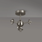Luminosity Designs Ltd - Simple Semi - Flush Multi Arm Ceiling Light (FRAME ONLY), 4 x G9 - Luminosity Designs Ltd