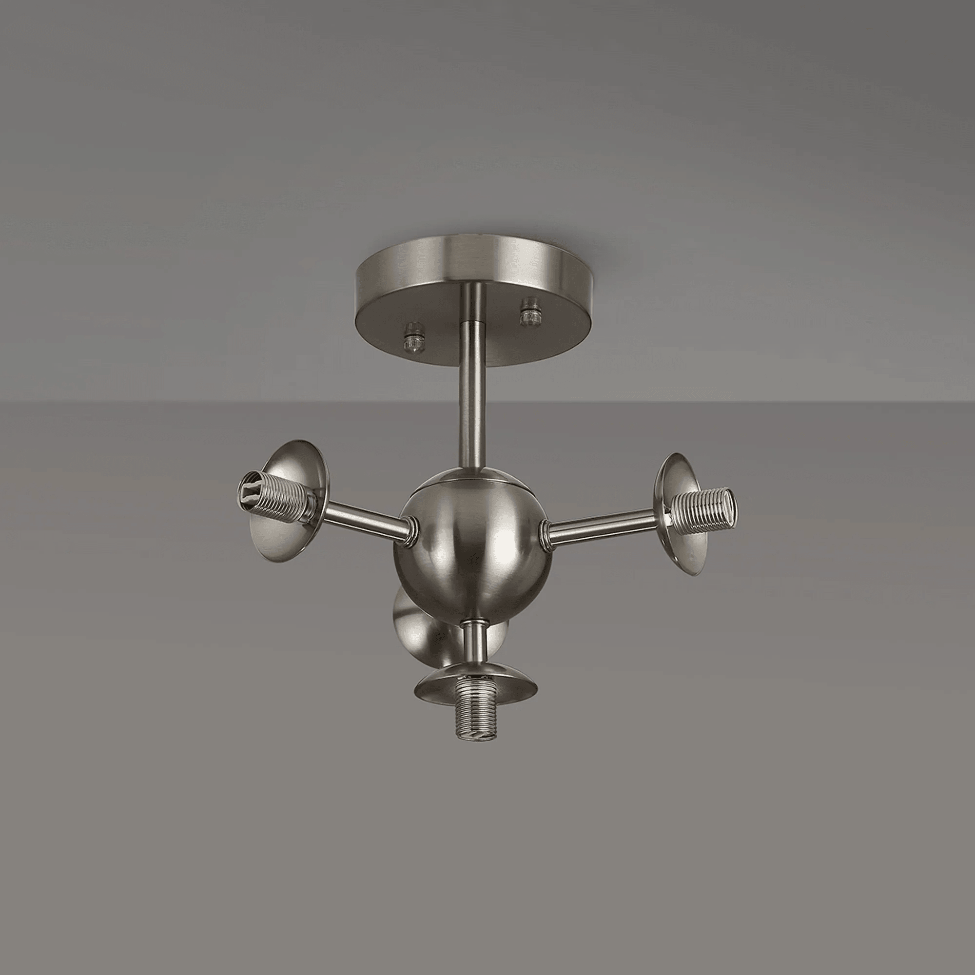 Luminosity Designs Ltd - Simple Semi - Flush Multi Arm Ceiling Light (FRAME ONLY), 4 x G9 - Luminosity Designs Ltd