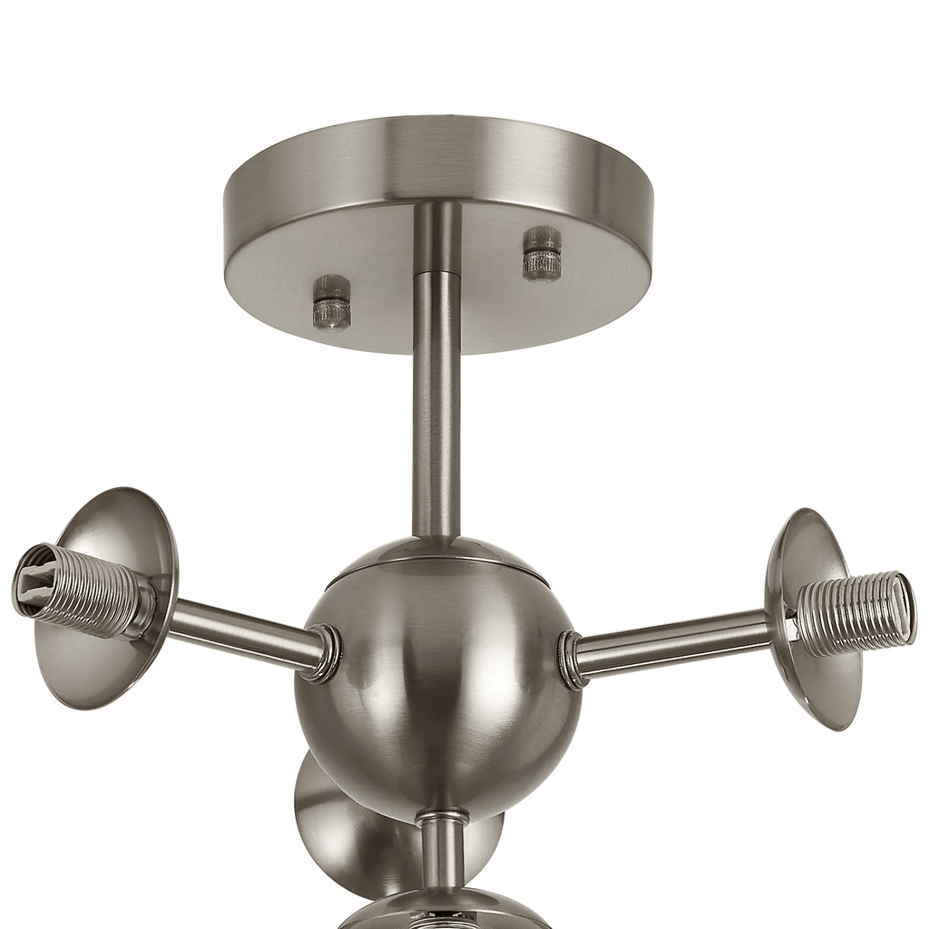 Luminosity Designs Ltd - Simple Semi - Flush Multi Arm Ceiling Light (FRAME ONLY), 4 x G9 - Luminosity Designs Ltd