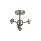 Luminosity Designs Ltd - Simple Semi - Flush Multi Arm Ceiling Light (FRAME ONLY), 4 x G9 - Luminosity Designs Ltd