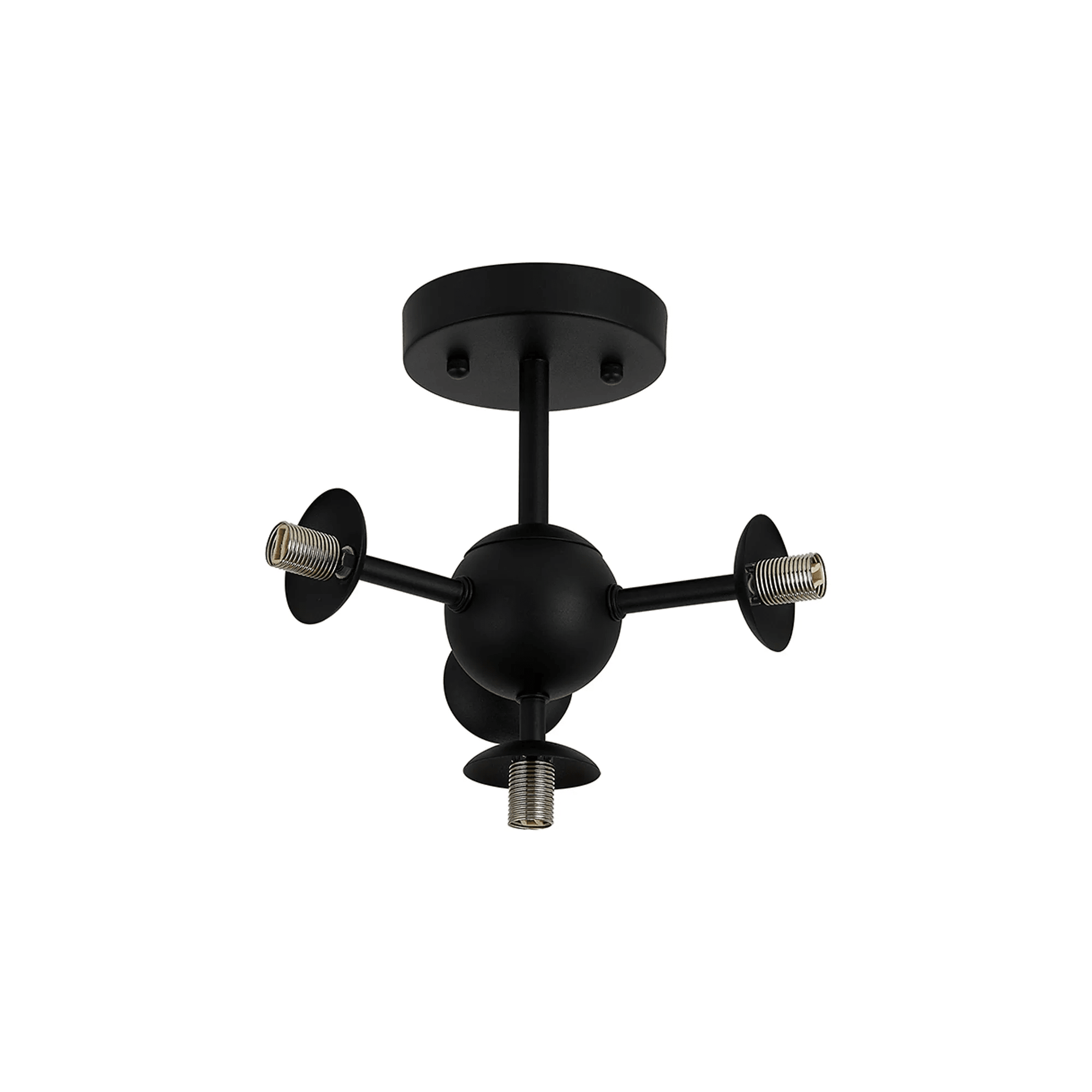 Luminosity Designs Ltd - Simple Semi - Flush Multi Arm Ceiling Light (FRAME ONLY), 4 x G9 - Luminosity Designs Ltd