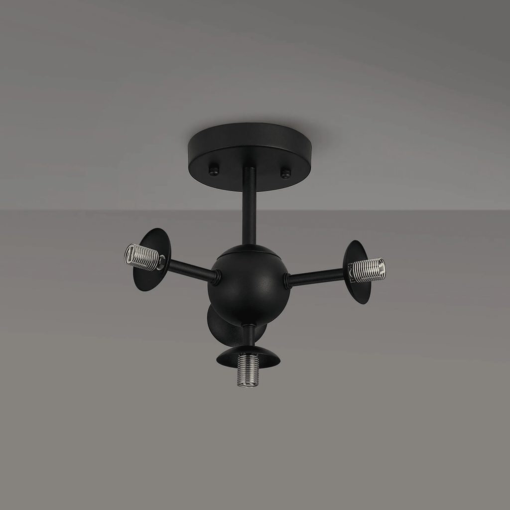 Luminosity Designs Ltd - Simple Semi - Flush Multi Arm Ceiling Light (FRAME ONLY), 4 x G9 - Luminosity Designs Ltd