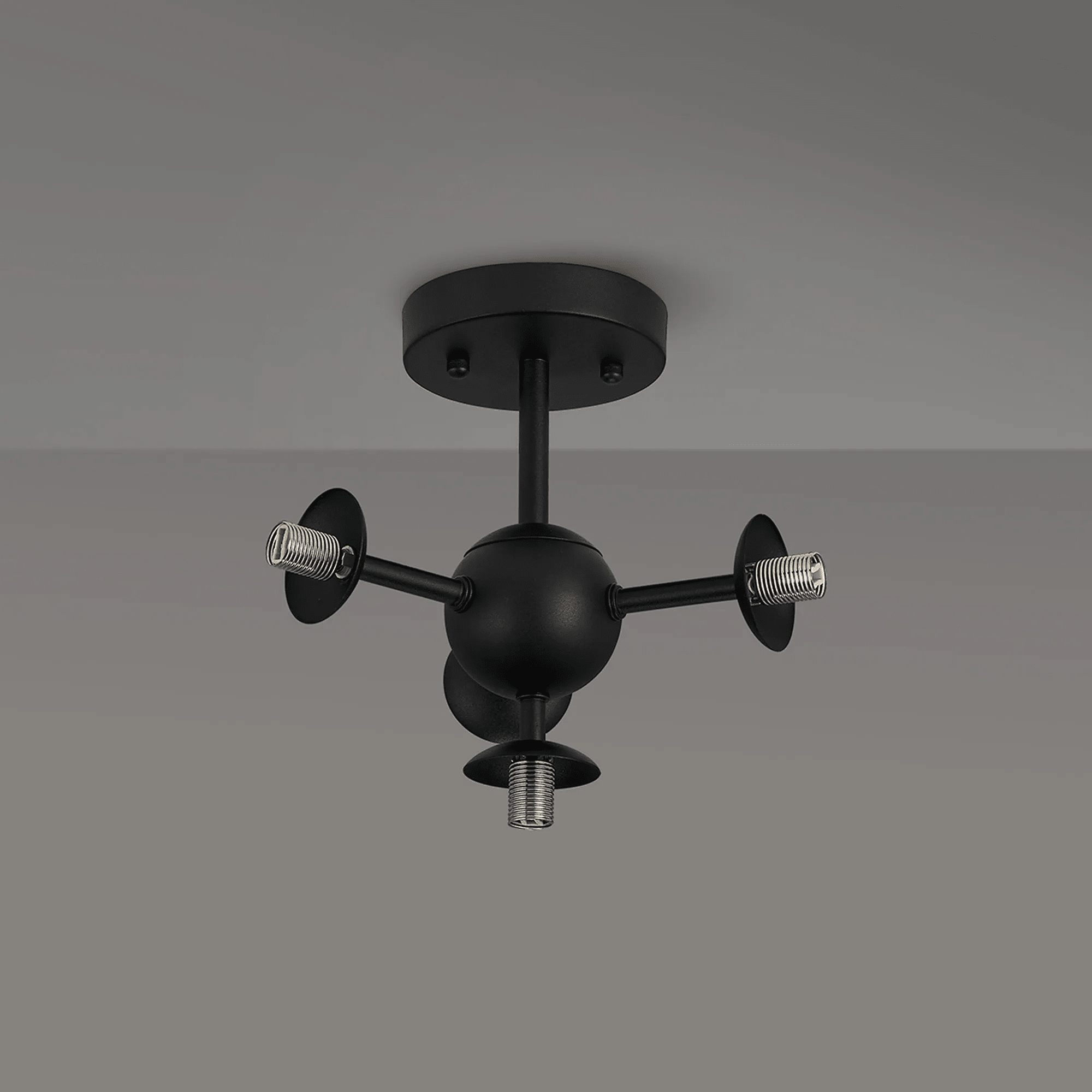 Luminosity Designs Ltd - Simple Semi - Flush Multi Arm Ceiling Light (FRAME ONLY), 4 x G9 - Luminosity Designs Ltd