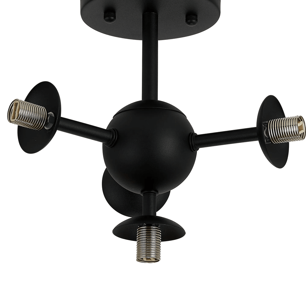 Luminosity Designs Ltd - Simple Semi - Flush Multi Arm Ceiling Light (FRAME ONLY), 4 x G9 - Luminosity Designs Ltd