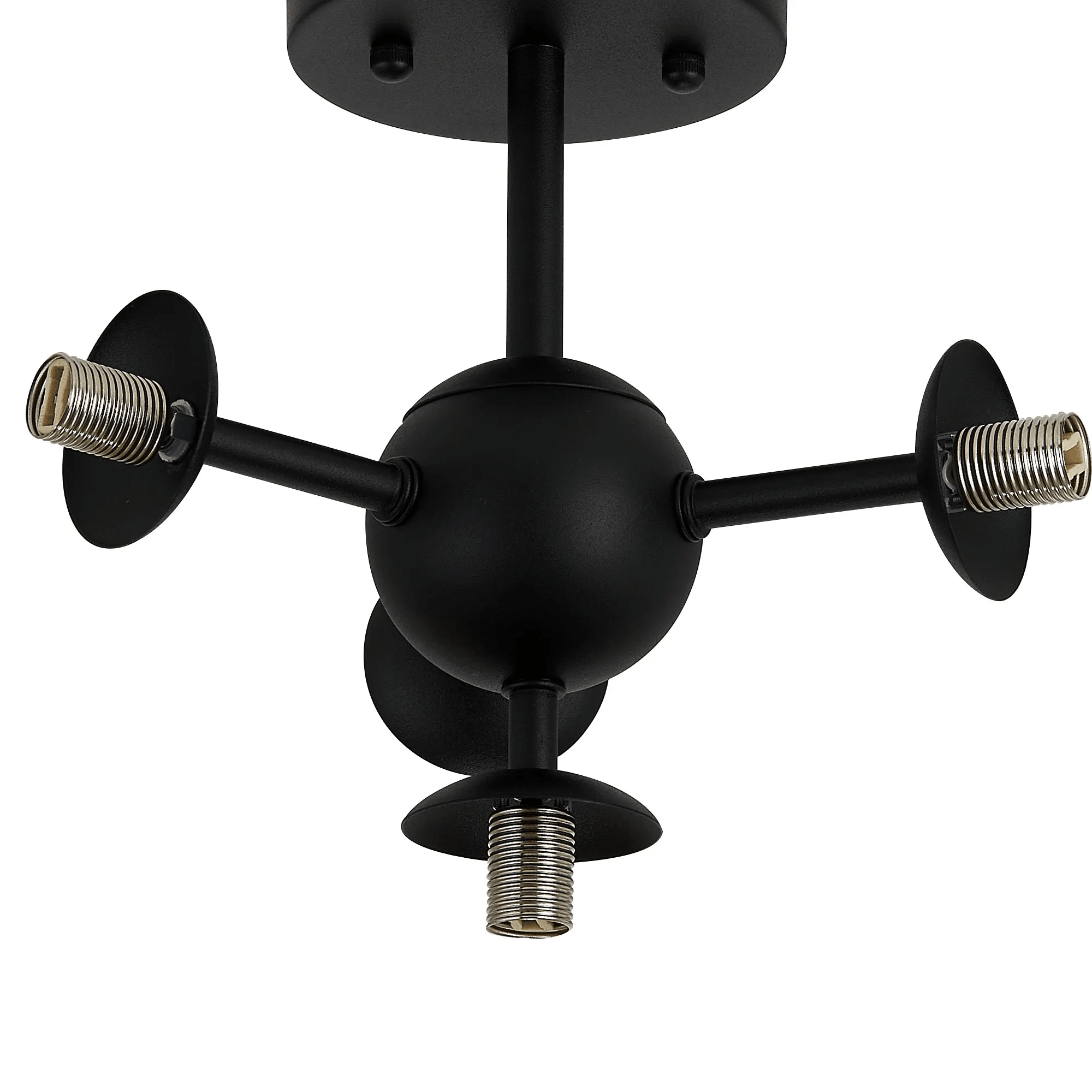 Luminosity Designs Ltd - Simple Semi - Flush Multi Arm Ceiling Light (FRAME ONLY), 4 x G9 - Luminosity Designs Ltd