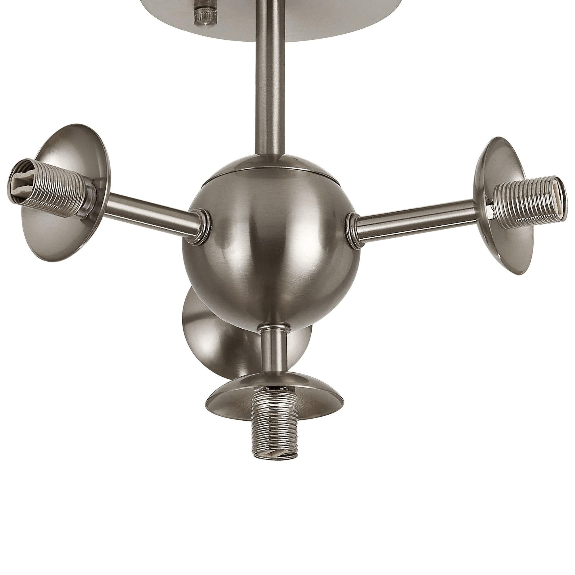 Luminosity Designs Ltd - Simple Semi - Flush Multi Arm Ceiling Light (FRAME ONLY), 4 x G9 - Luminosity Designs Ltd
