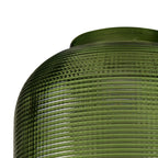 Luminosity Designs Ltd - Sledmere 14.5x11cm Prismatic Dome Glass Shade With Flat Edge - 10 Colours - Luminosity Designs Ltd