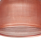 Luminosity Designs Ltd - Sledmere 14.5x11cm Prismatic Dome Glass Shade With Flat Edge - 10 Colours - Luminosity Designs Ltd
