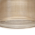 Luminosity Designs Ltd - Sledmere 14.5x11cm Prismatic Dome Glass Shade With Flat Edge - 10 Colours - Luminosity Designs Ltd