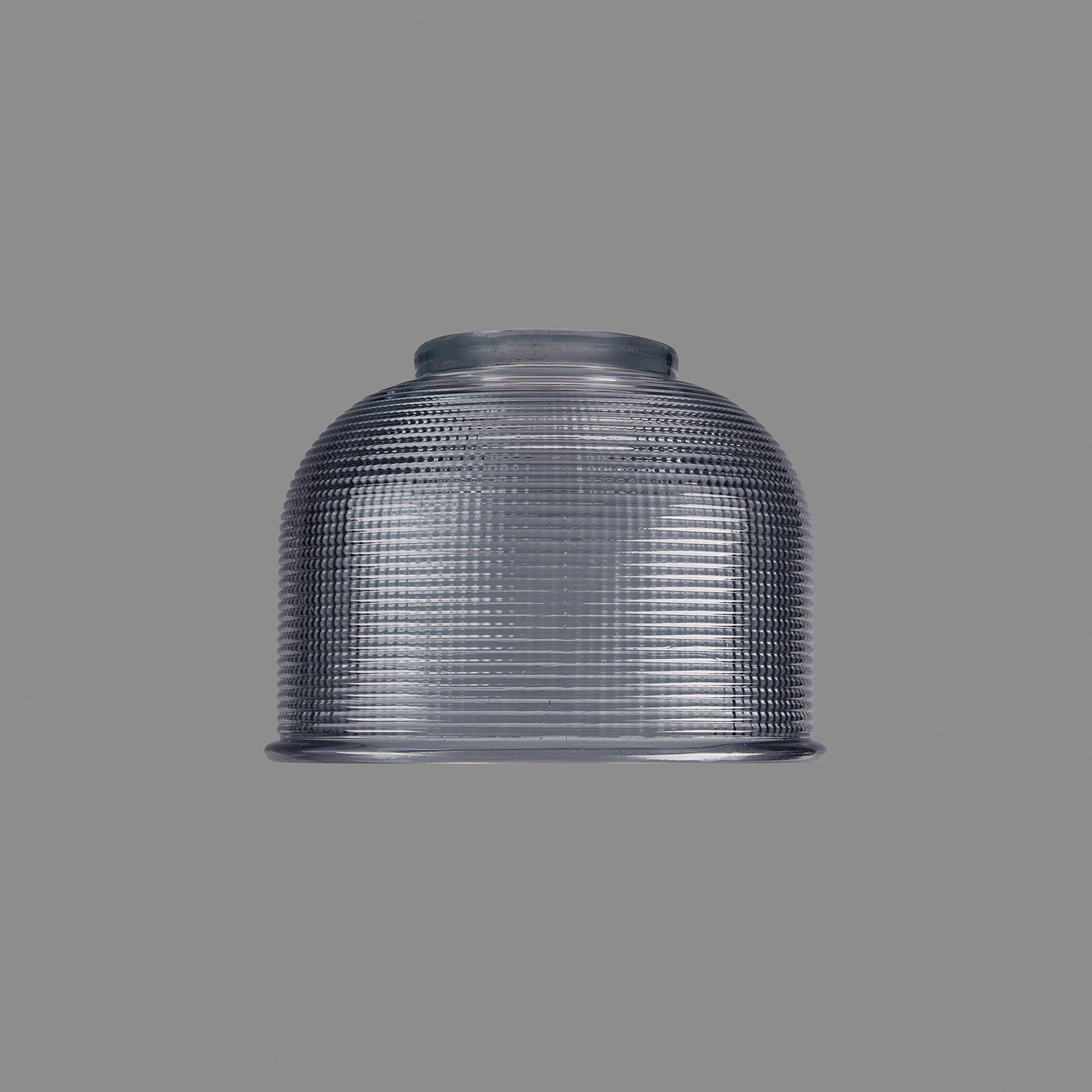 Luminosity Designs Ltd - Sledmere 14.5x11cm Prismatic Dome Glass Shade With Flat Edge - 10 Colours - Luminosity Designs Ltd