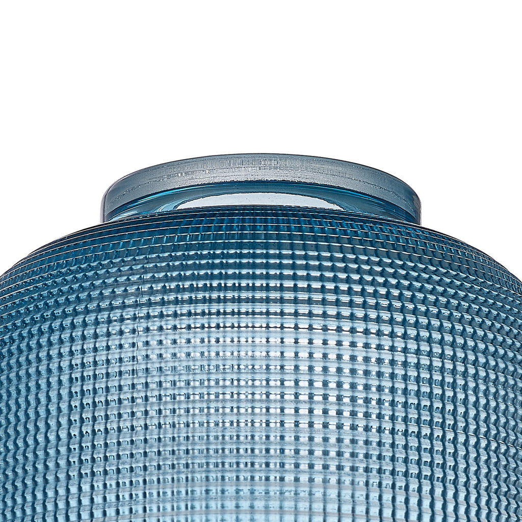 Luminosity Designs Ltd - Sledmere 14.5x11cm Prismatic Dome Glass Shade With Flat Edge - 10 Colours - Luminosity Designs Ltd
