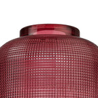 Luminosity Designs Ltd - Sledmere 14.5x11cm Prismatic Dome Glass Shade With Flat Edge - 10 Colours - Luminosity Designs Ltd