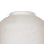 Luminosity Designs Ltd - Sledmere 14.5x11cm Prismatic Dome Glass Shade With Flat Edge - 10 Colours - Luminosity Designs Ltd