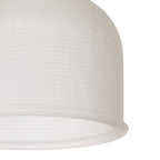 Luminosity Designs Ltd - Sledmere 14.5x11cm Prismatic Dome Glass Shade With Flat Edge - 10 Colours - Luminosity Designs Ltd