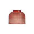 Luminosity Designs Ltd - Sledmere 14.5x11cm Prismatic Dome Glass Shade With Flat Edge - 10 Colours - Luminosity Designs Ltd