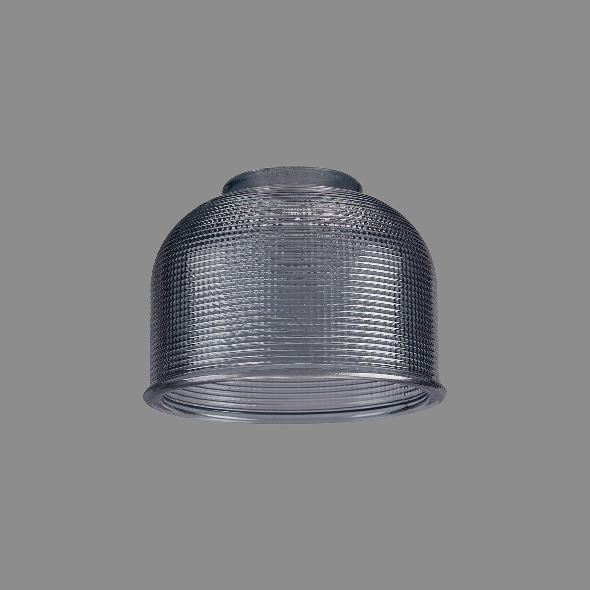 Luminosity Designs Ltd - Sledmere 14.5x11cm Prismatic Dome Glass Shade With Flat Edge - 10 Colours - Luminosity Designs Ltd