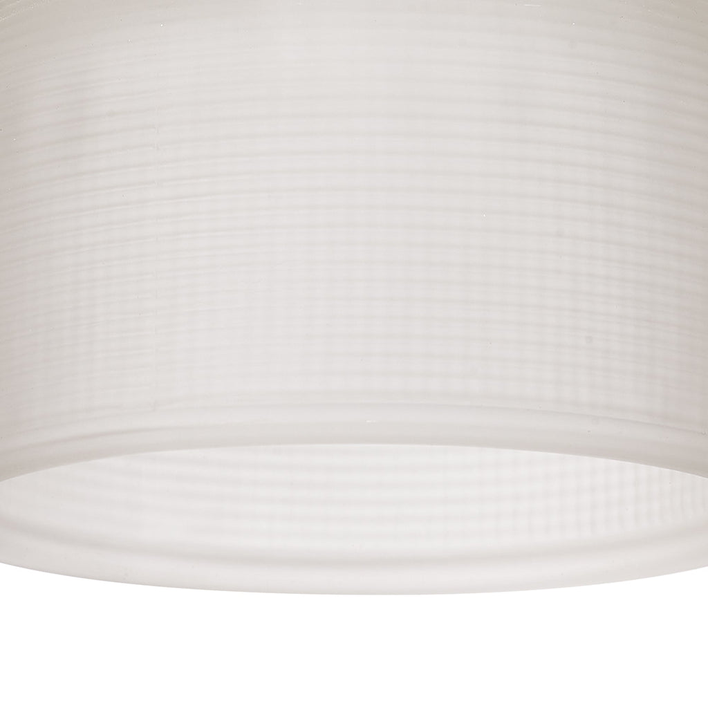 Luminosity Designs Ltd - Sledmere 14.5x11cm Prismatic Dome Glass Shade With Flat Edge - 10 Colours - Luminosity Designs Ltd