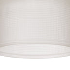 Luminosity Designs Ltd - Sledmere 14.5x11cm Prismatic Dome Glass Shade With Flat Edge - 10 Colours - Luminosity Designs Ltd