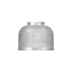 Luminosity Designs Ltd - Sledmere 14.5x11cm Prismatic Dome Glass Shade With Flat Edge - 10 Colours - Luminosity Designs Ltd