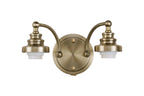 Luminosity Designs - Sledmere Switched Wall Lamp (FRAME ONLY), 2 Light E27 - Luminosity Designs Ltd