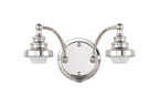 Luminosity Designs - Sledmere Switched Wall Lamp (FRAME ONLY), 2 Light E27 - Luminosity Designs Ltd