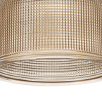 Sledmere 14.5x11cm Prismatic Dome Glass Shade With Flat Edge - 10 Colours