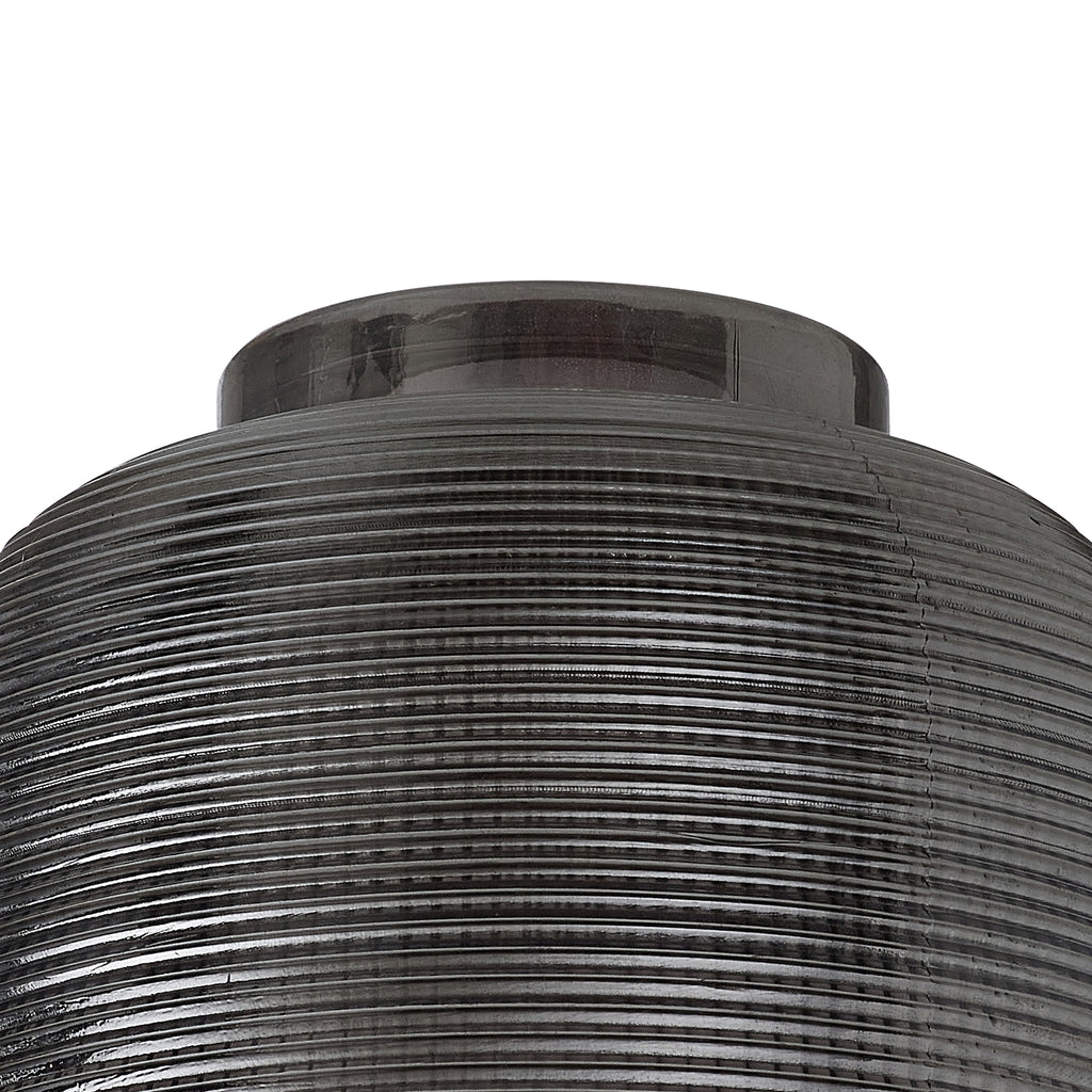 Sledmere 14.5x11cm Prismatic Dome Glass Shade With Flat Edge - 10 Colours