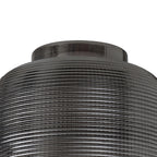 Sledmere 14.5x11cm Prismatic Dome Glass Shade With Flat Edge - 10 Colours