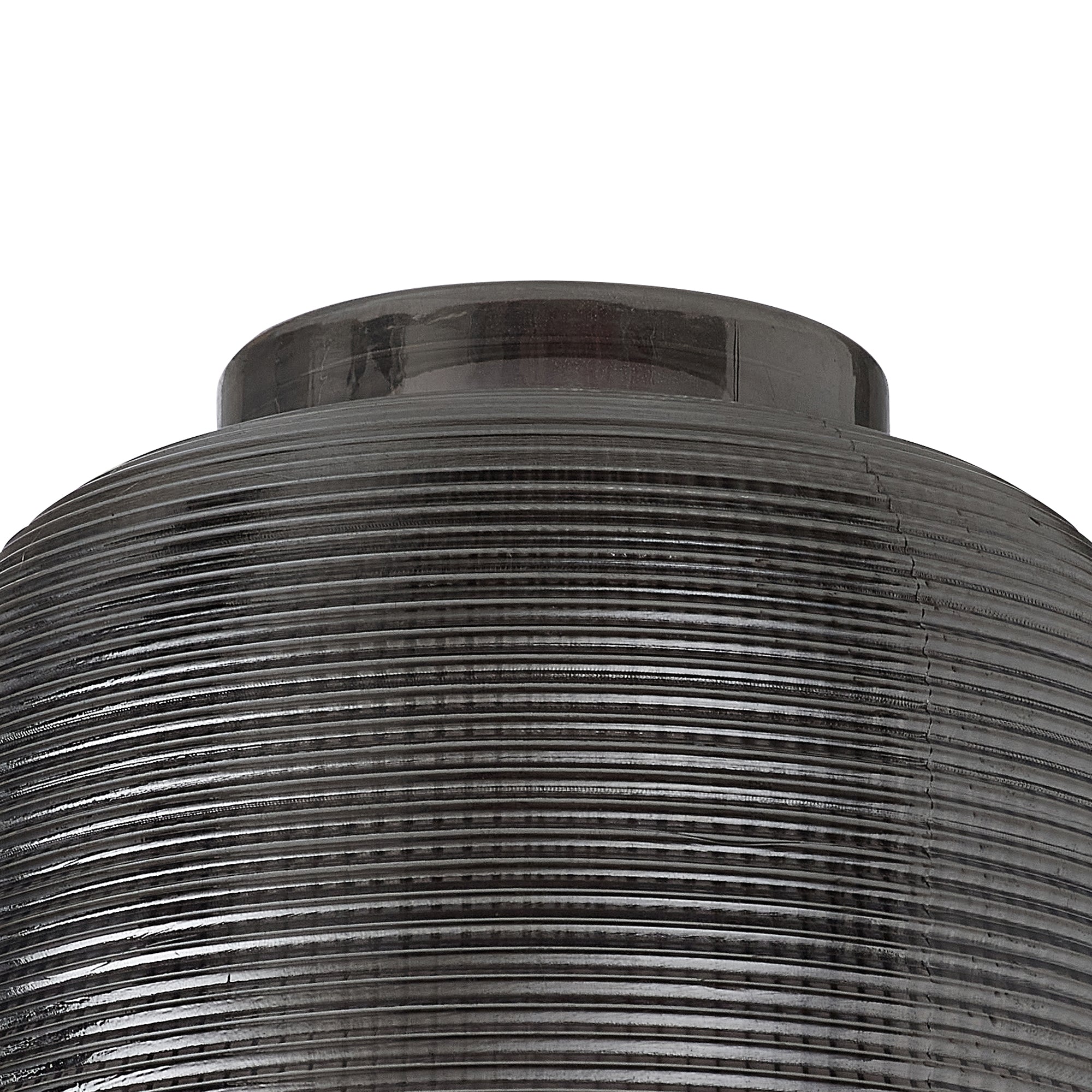 Sledmere 14.5x11cm Prismatic Dome Glass Shade With Flat Edge - 10 Colours