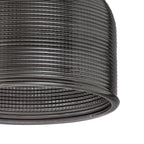 Sledmere 14.5x11cm Prismatic Dome Glass Shade With Flat Edge - 10 Colours