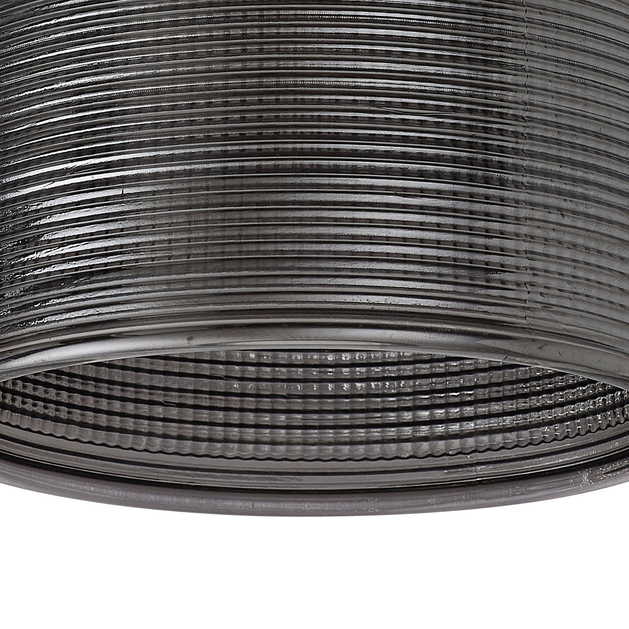 Sledmere 14.5x11cm Prismatic Dome Glass Shade With Flat Edge - 10 Colours