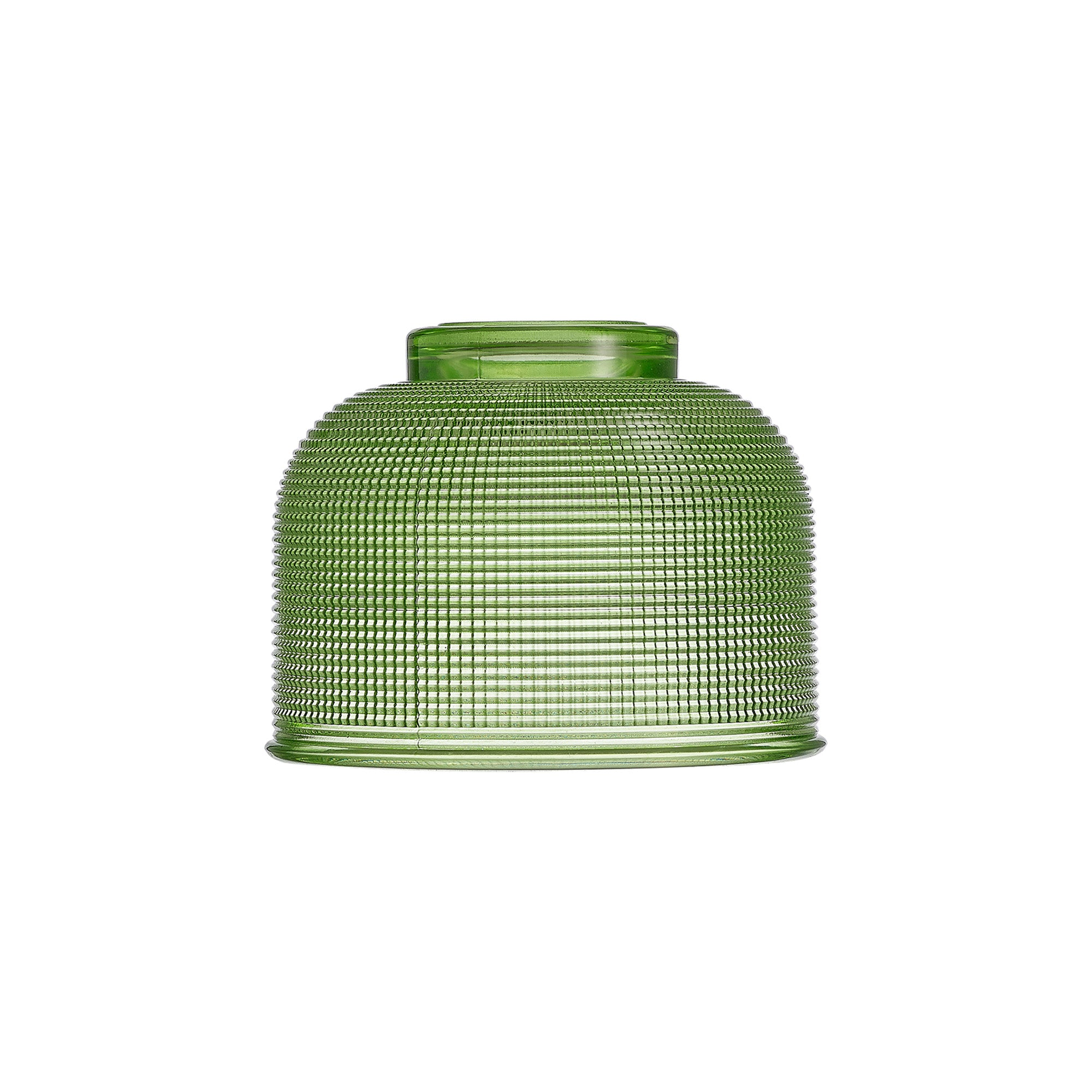 Sledmere 14.5x11cm Prismatic Dome Glass Shade With Flat Edge - 10 Colours