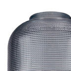 Sledmere 14.5x11cm Prismatic Dome Glass Shade With Flat Edge - 10 Colours