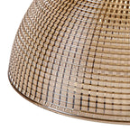 Deco - Small Gridded Dome Glass Lampshade - Luminosity Designs Ltd